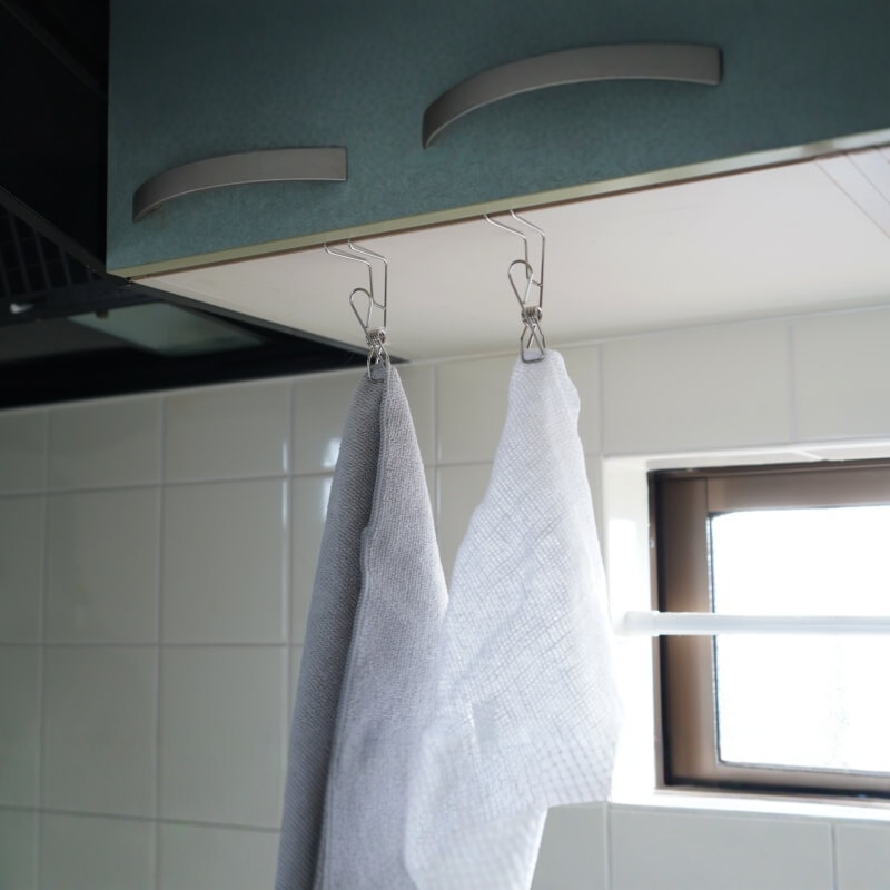 Kitchen Gadgets Organizer - Penyangga Sarung Tangan Dapur dari Baja