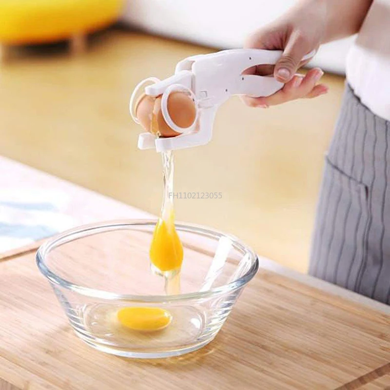 Egg Separator Tool - Alat Pembuka Telur Genggam Kreatif, Pemecah
