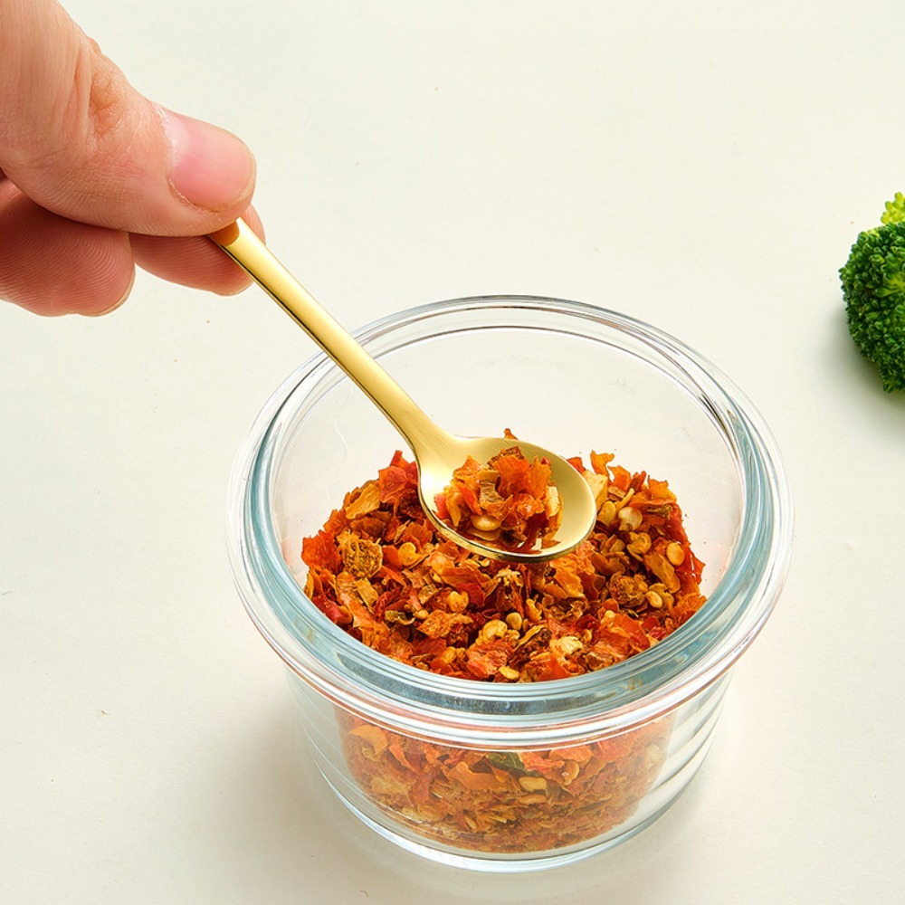 10 Buah Sendok Kecil Baja Taha - Kitchen Gadgets Gold ulasan dan harga